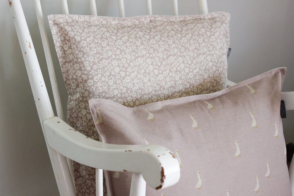 Cushion Cover | Ducks on Mauve | 35x50cm