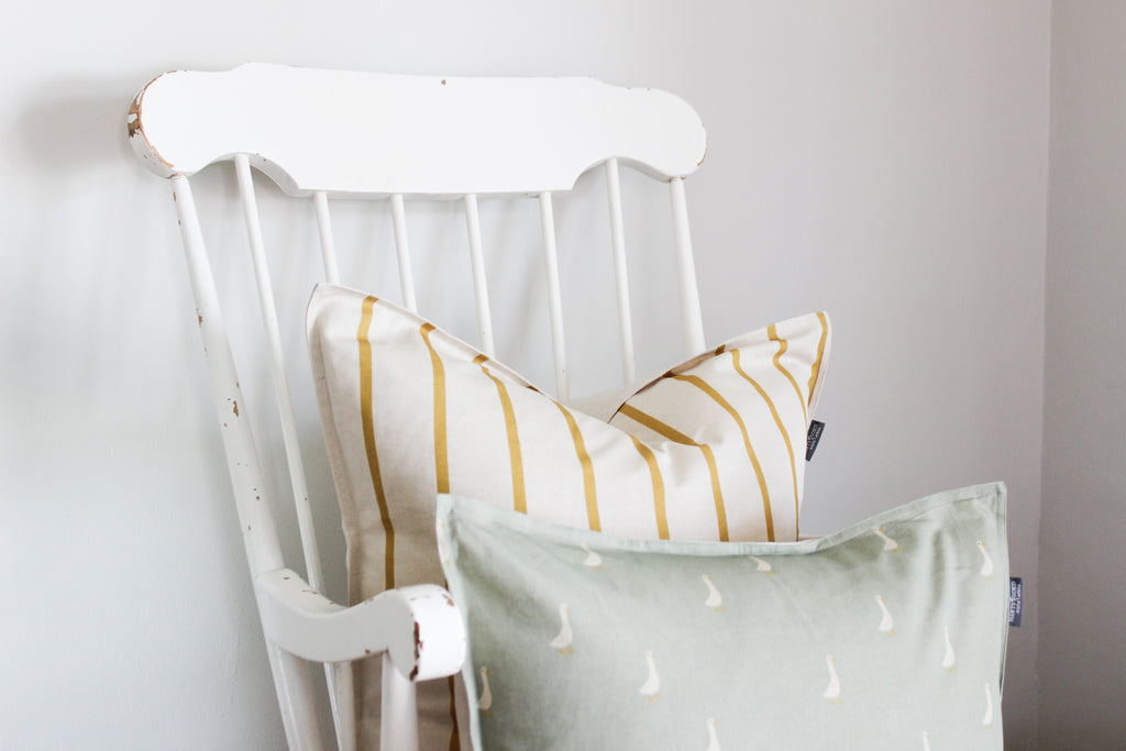 Cushion Cover | Ducks on Olive | 35x50cm