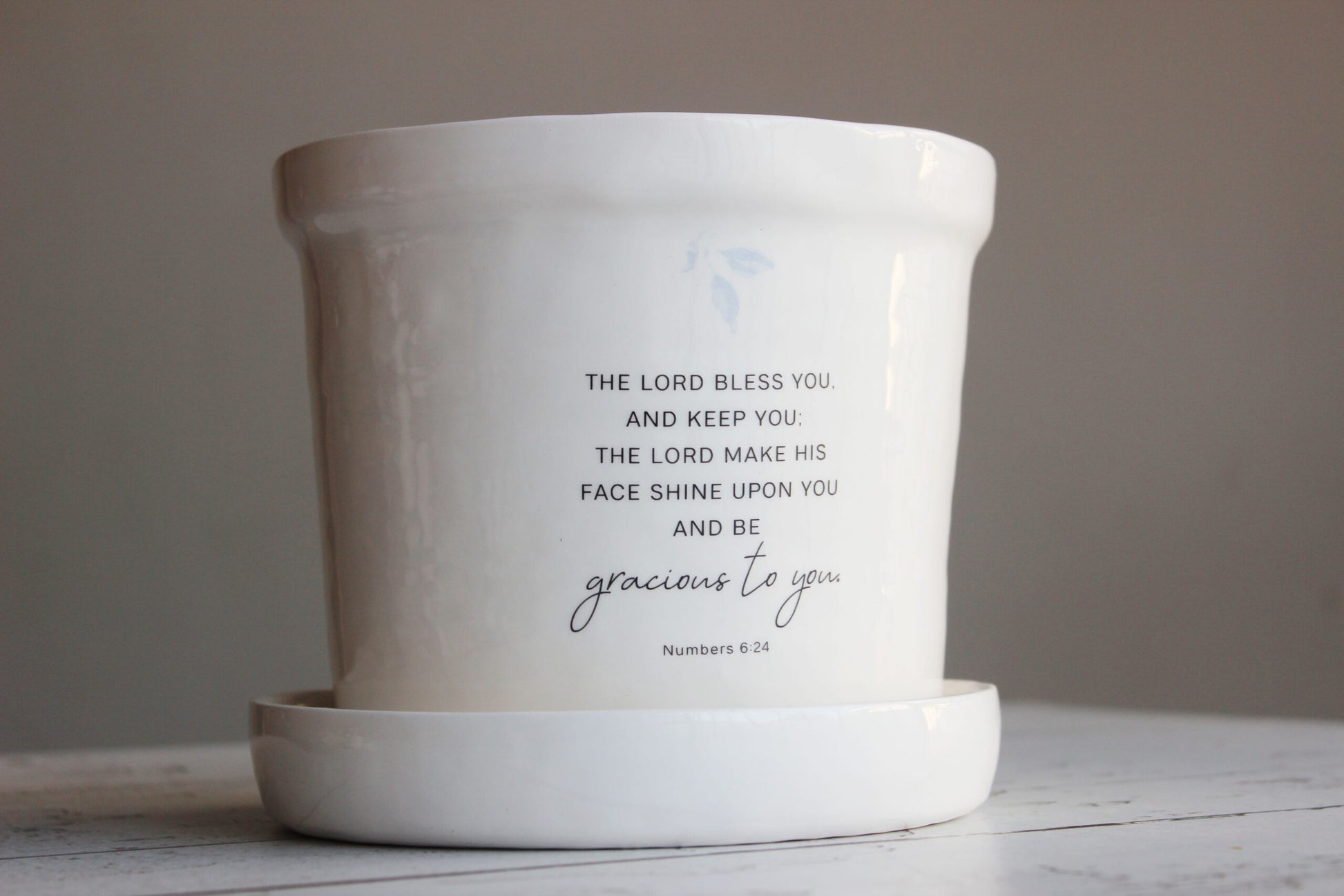 Round herb planter | Numbers 6:24