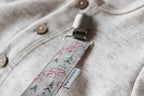 Dummy clip |  Pink floral on sand