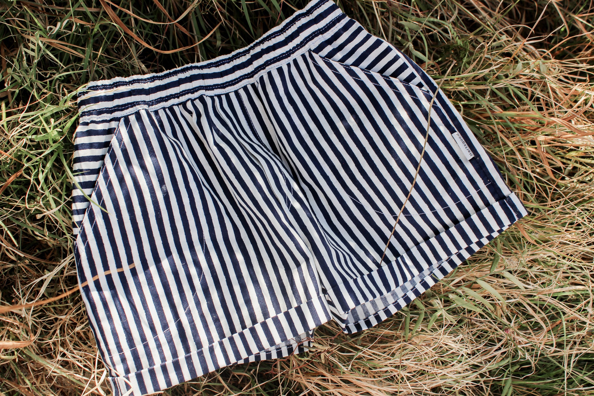 Henk Shorts | Navy Stripe