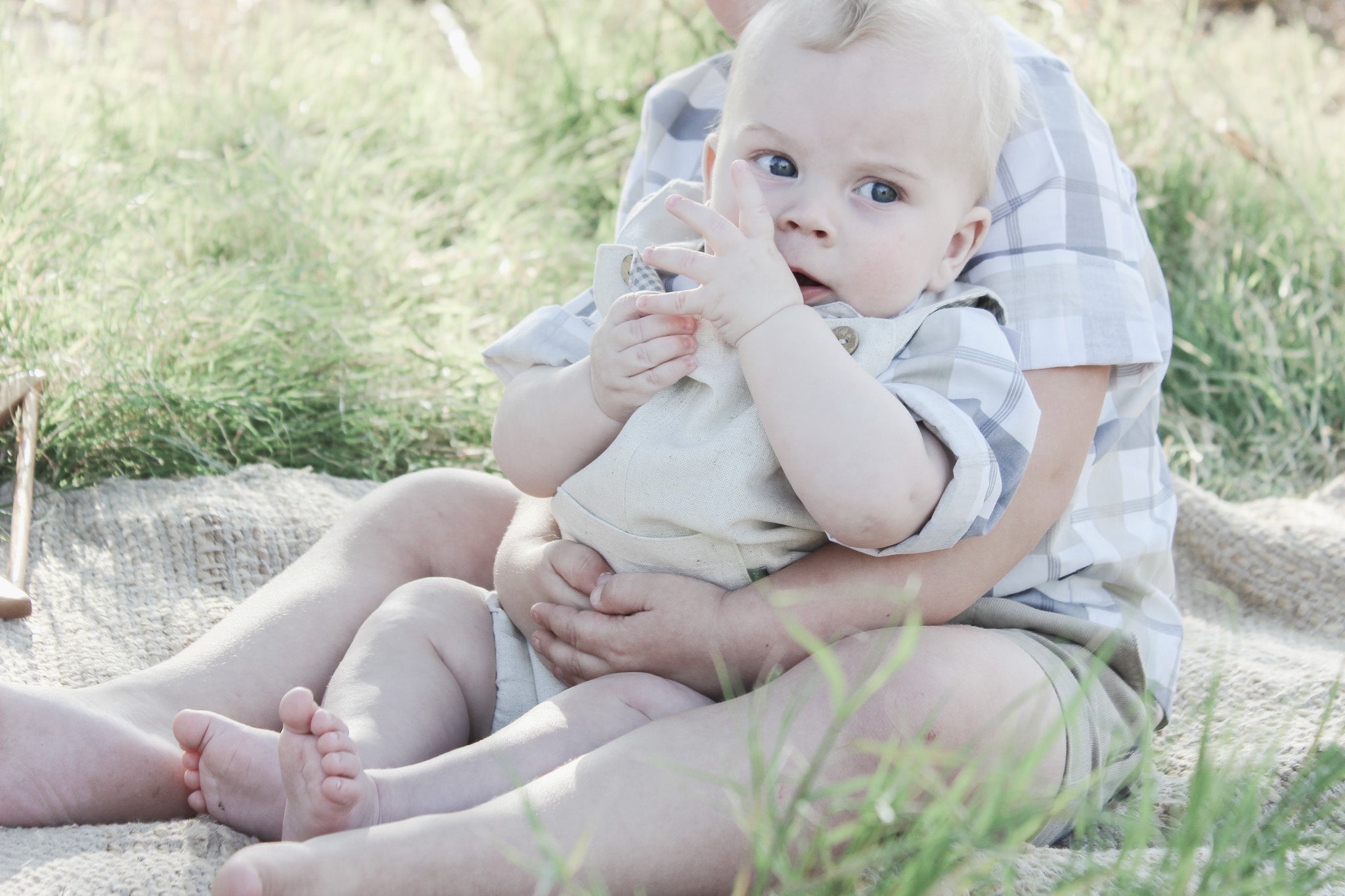 Stiaan Dungaree | Natural Linen