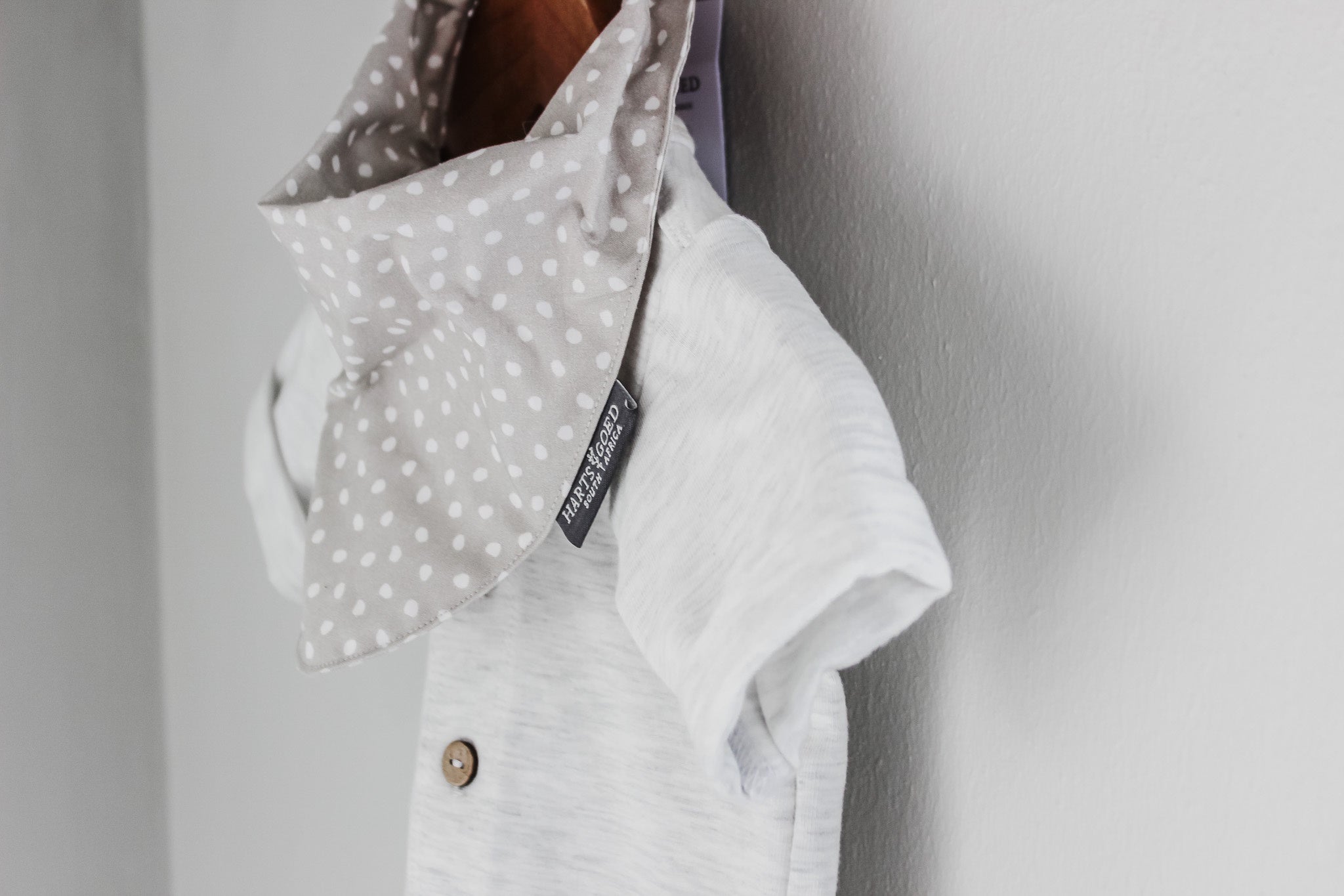 Bandana Bib | Snow on Stone