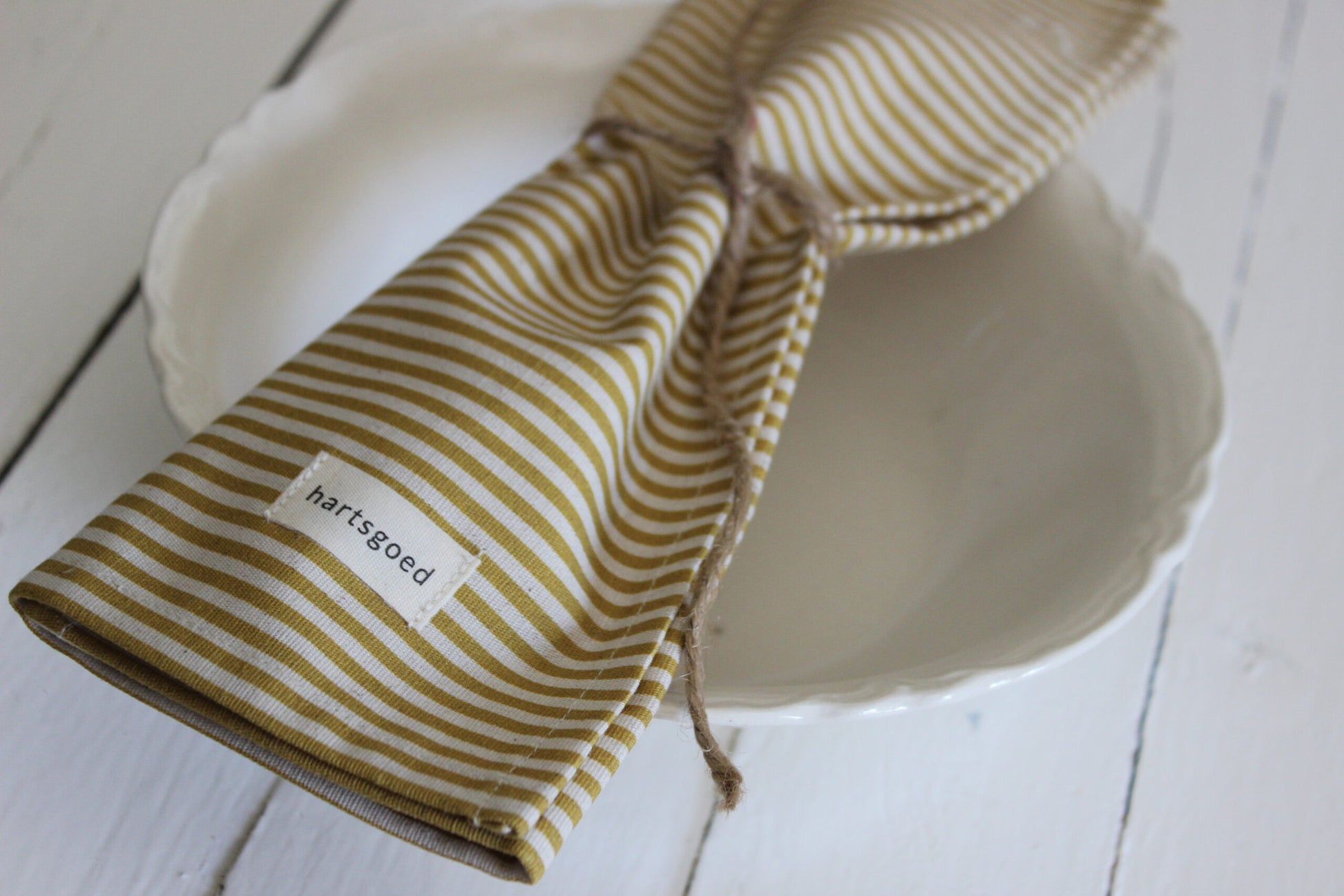 Napkin set of 2 | Mustard Lines