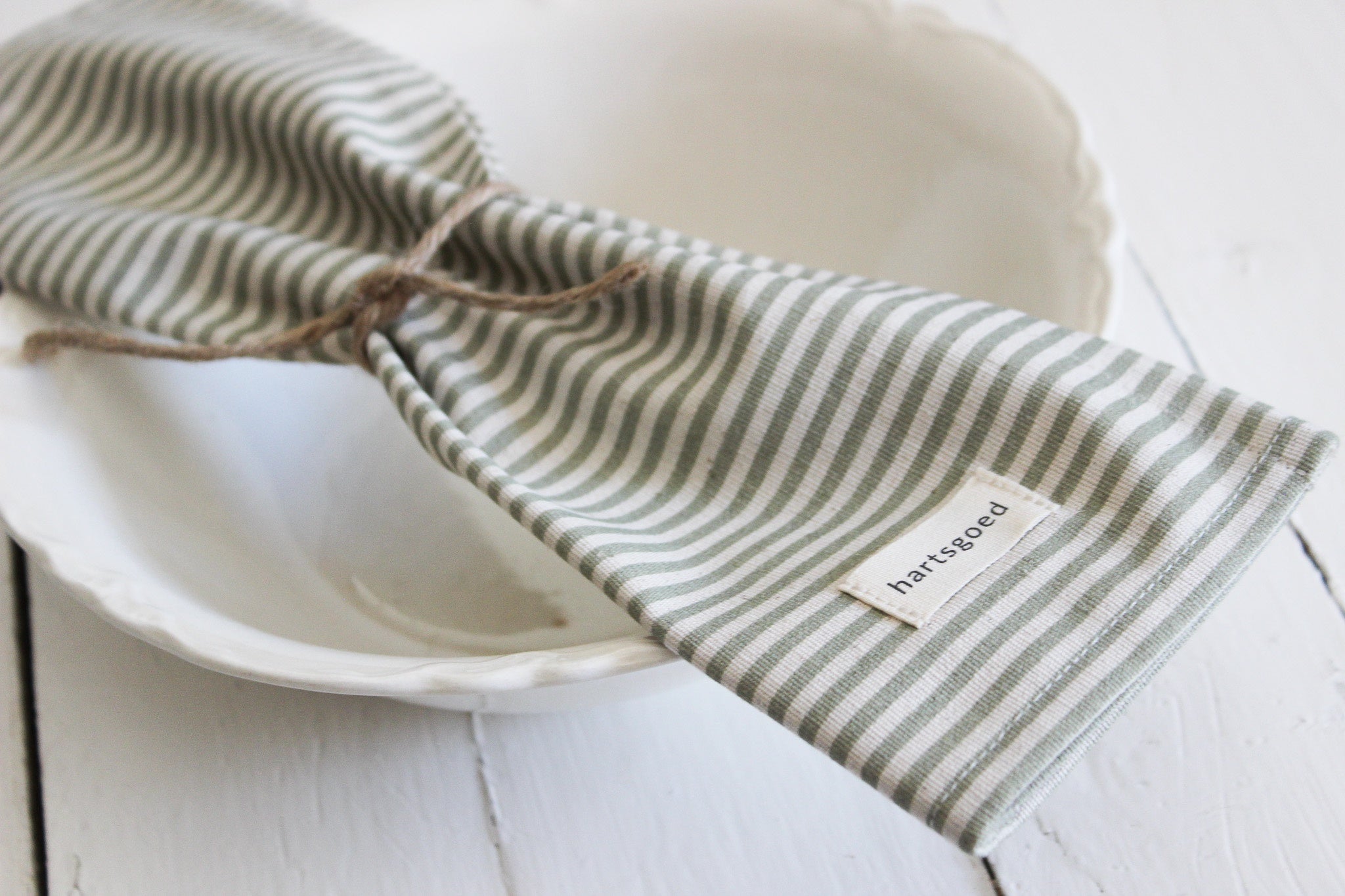 Napkin set of 2 | Olive Lines