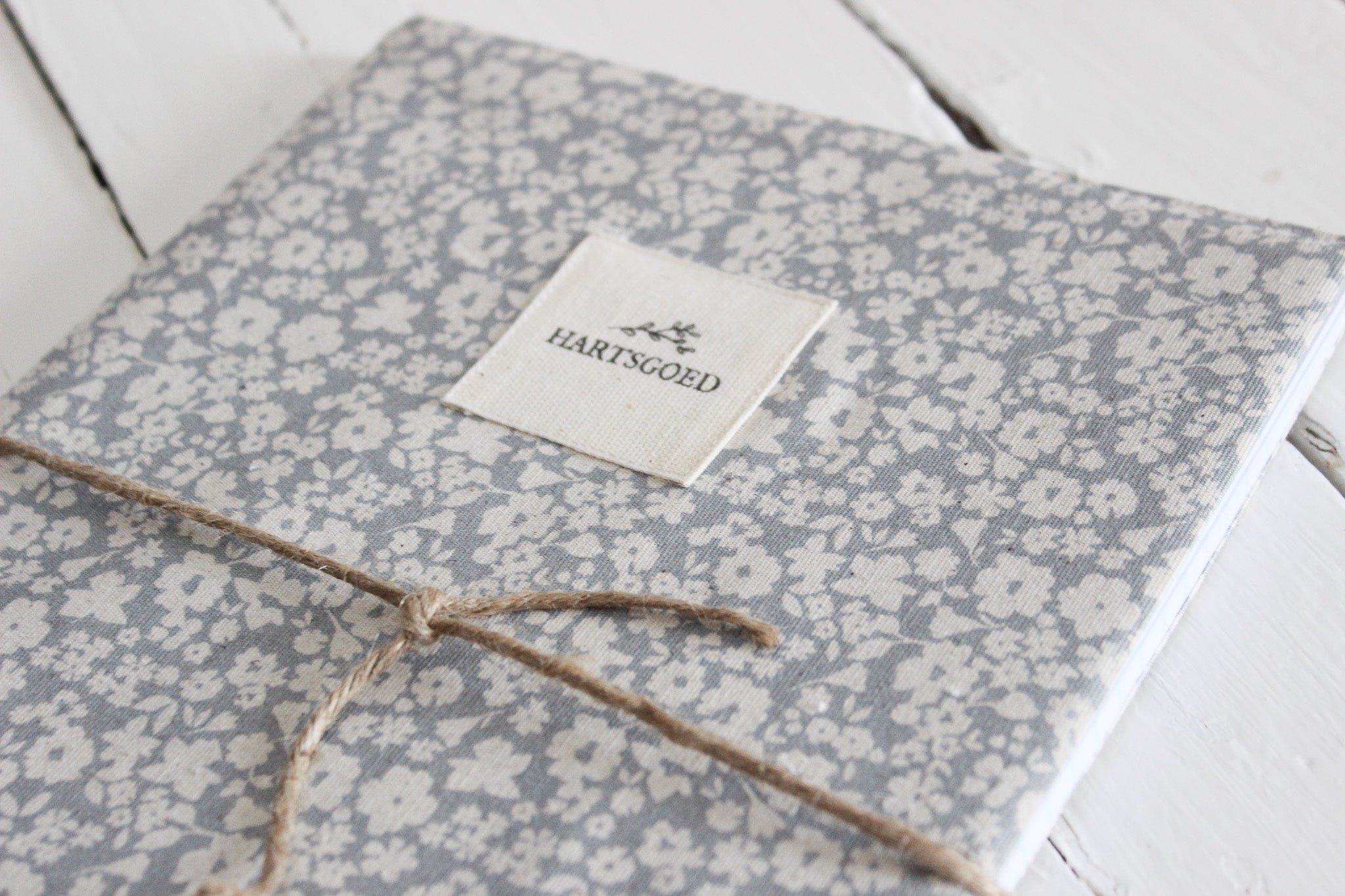 A4 Notebook | Grey Floral Fields
