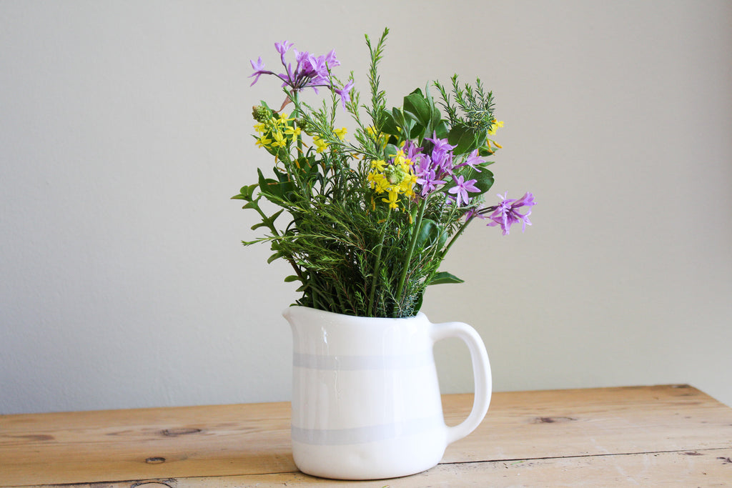 Karoo Pitcher jug | Water colour Pinstripe