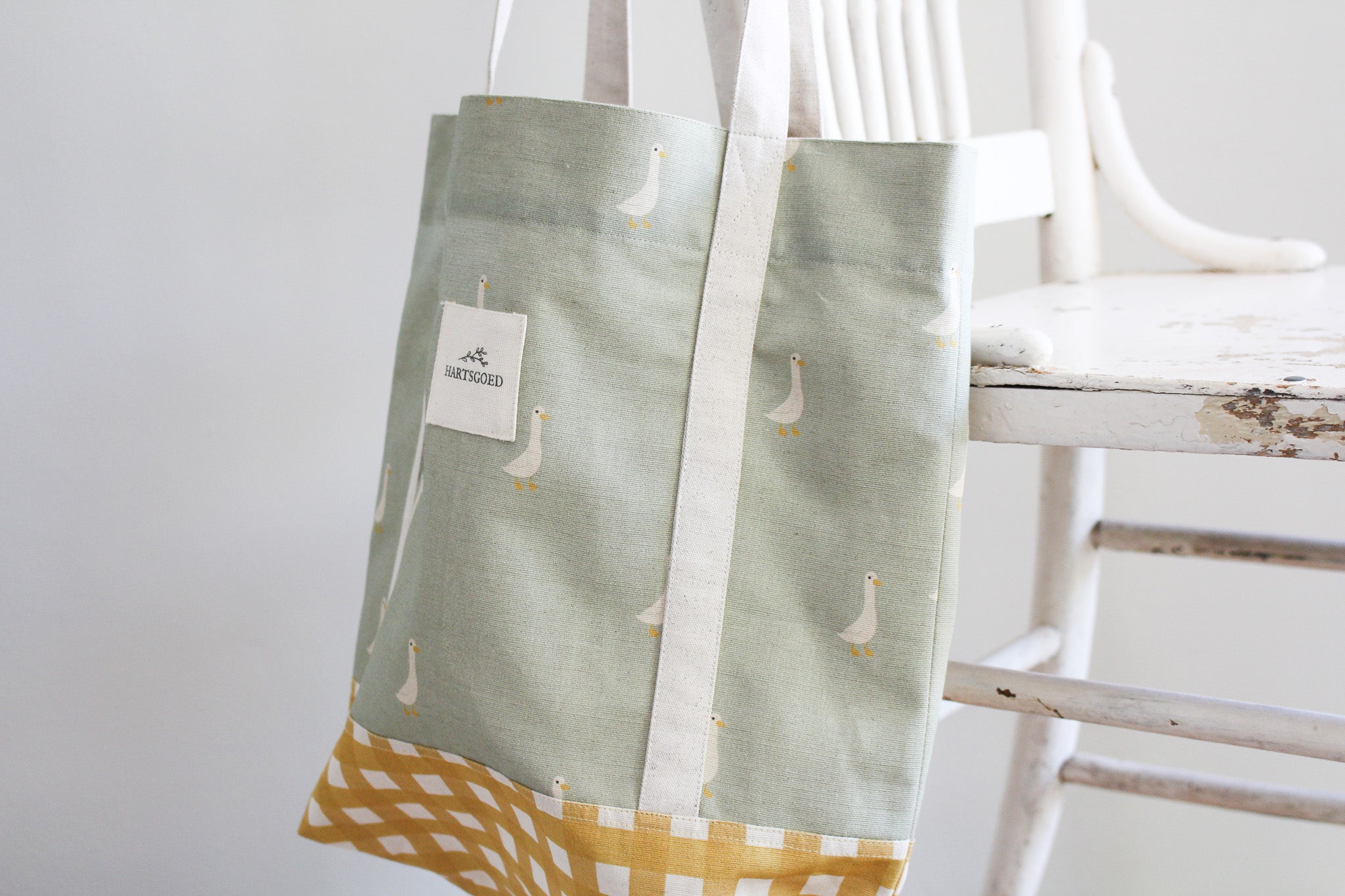 Toy Bag | Ducks on Olive