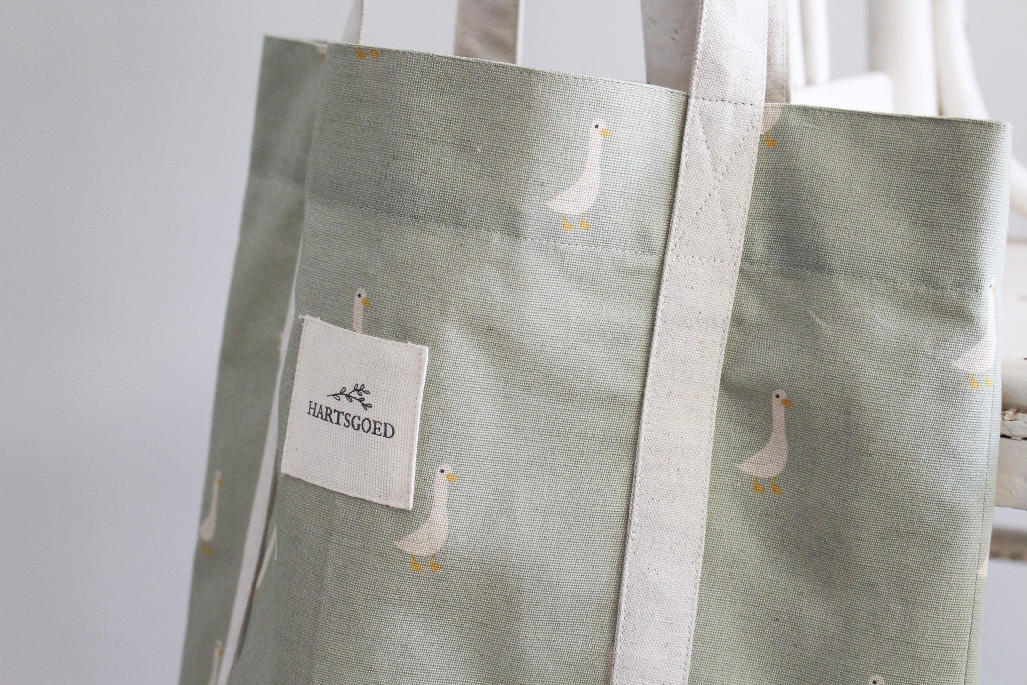 Toy Bag | Ducks on Olive