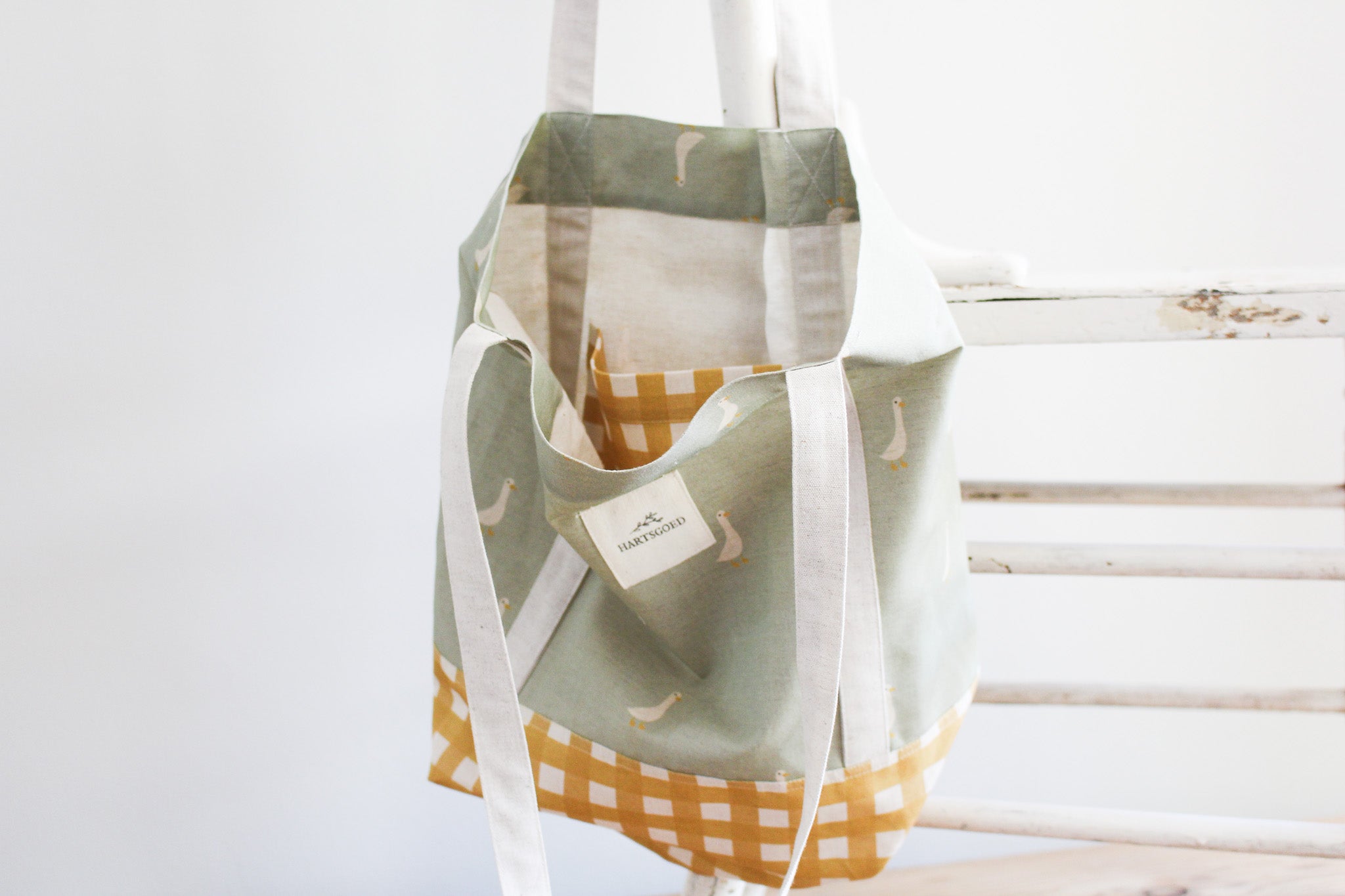 Toy Bag | Ducks on Olive