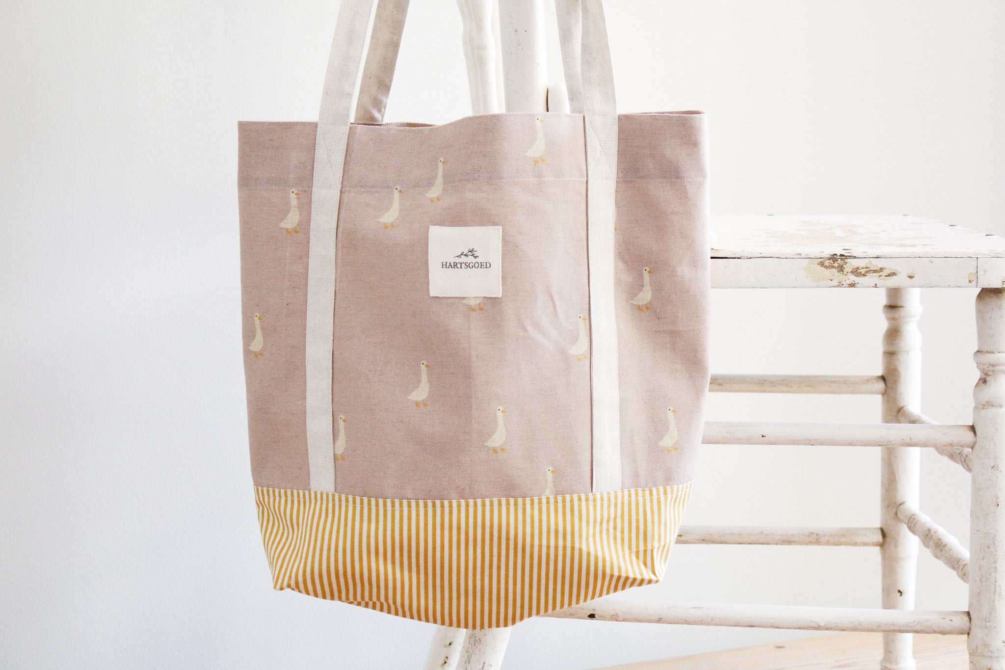 Toy Bag | Ducks on Mauve