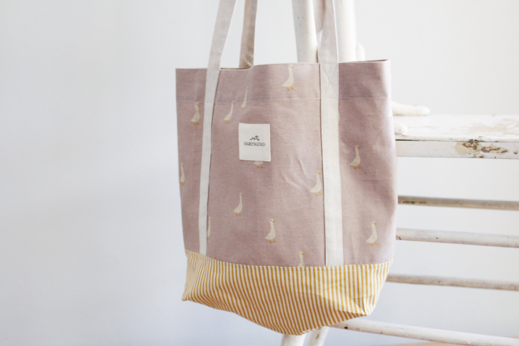 Toy Bag | Ducks on Mauve