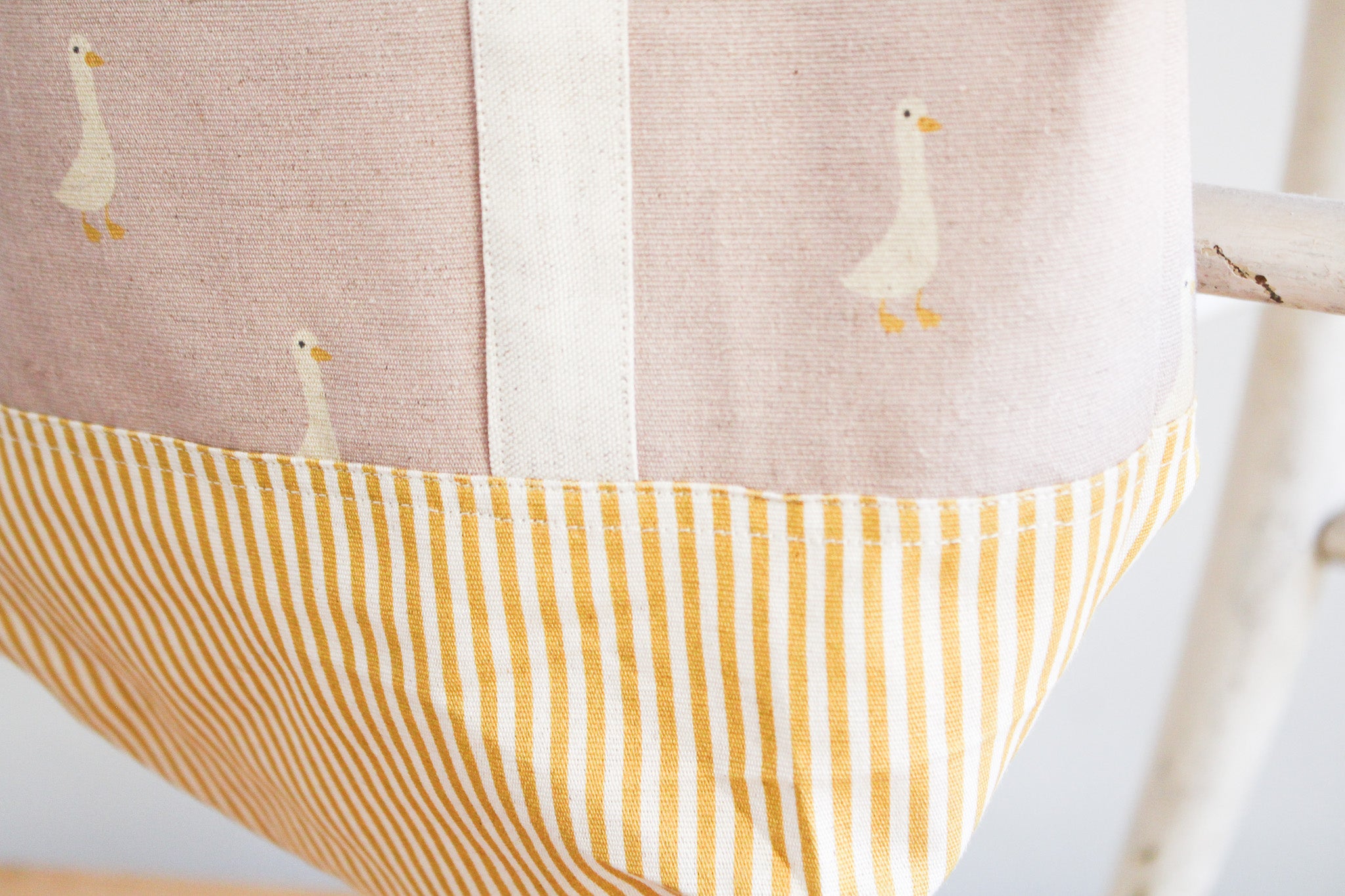 Toy Bag | Ducks on Mauve