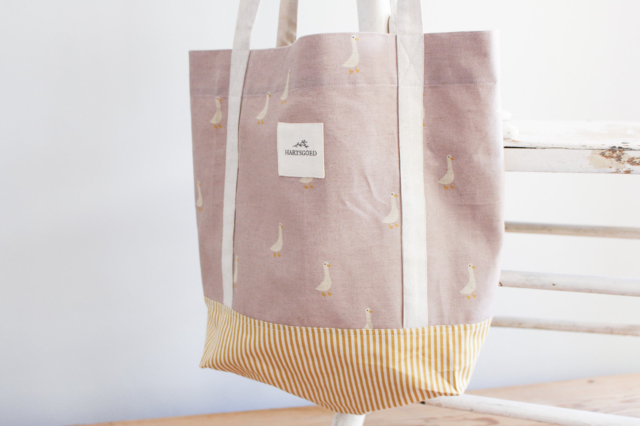 Toy Bag | Ducks on Mauve