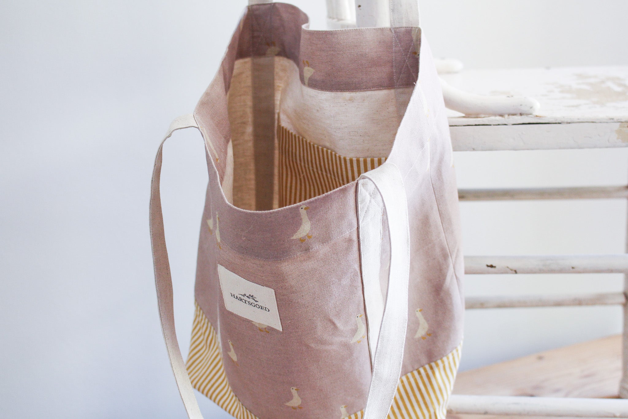 Toy Bag | Ducks on Mauve