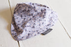 Bandana bib |  Daisies on Silver