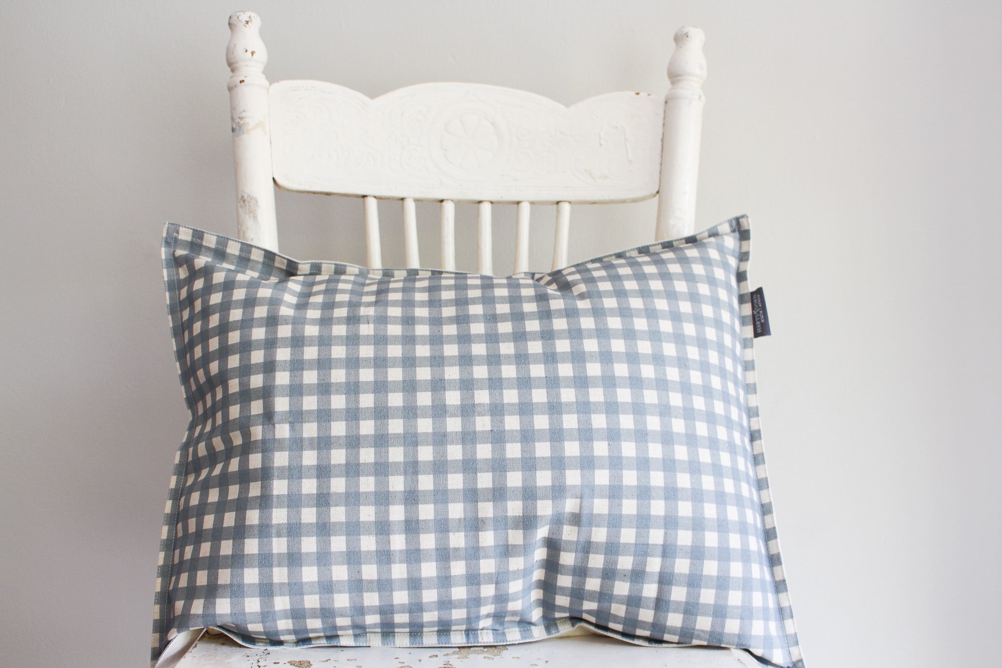 Cushion Cover | Grey Gingham | 35x50cm