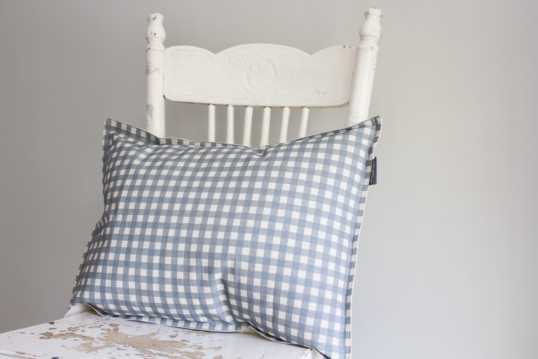 Cushion Cover | Grey Gingham | 35x50cm