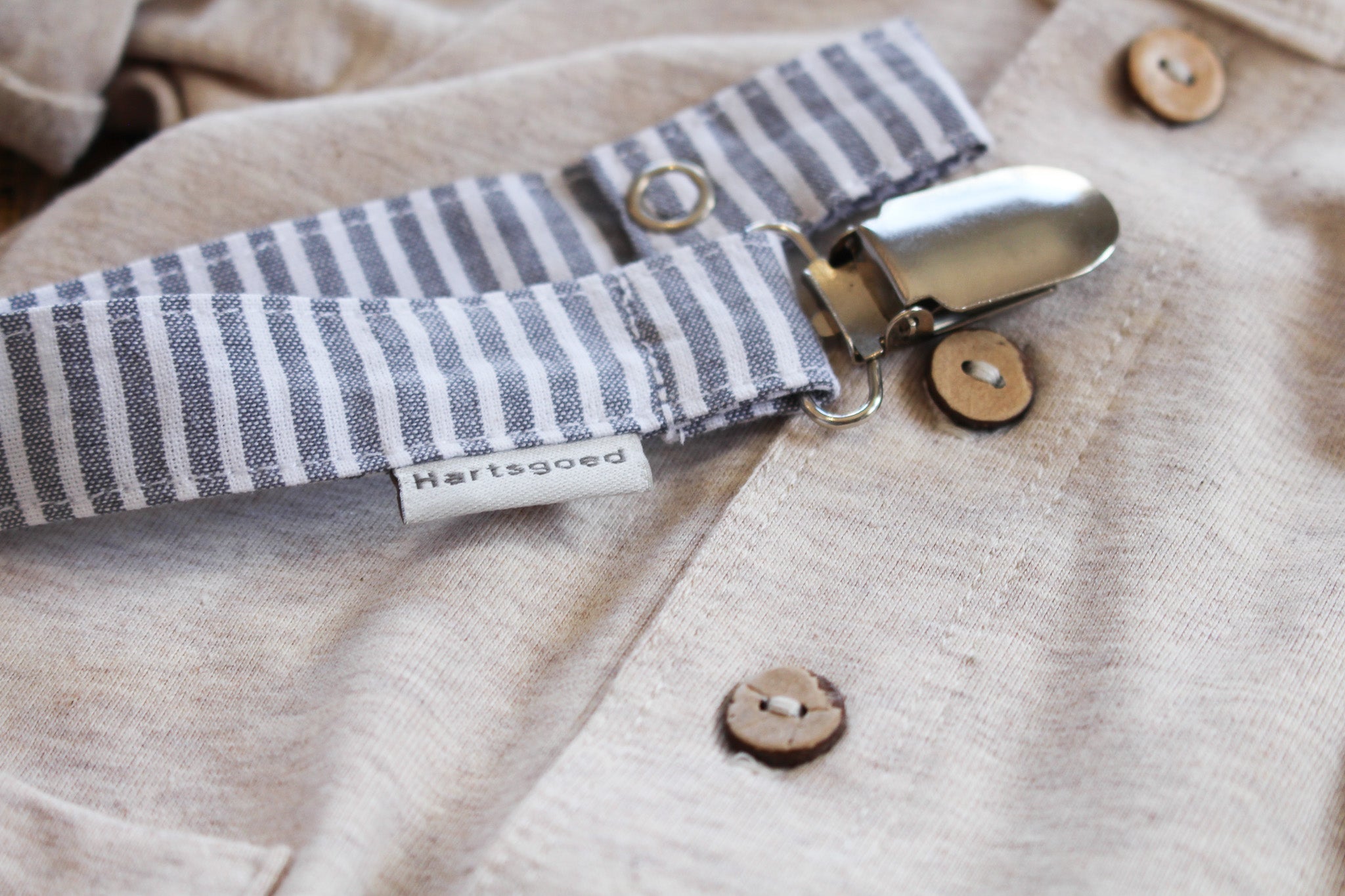 Dummy clip | Grey Stripe