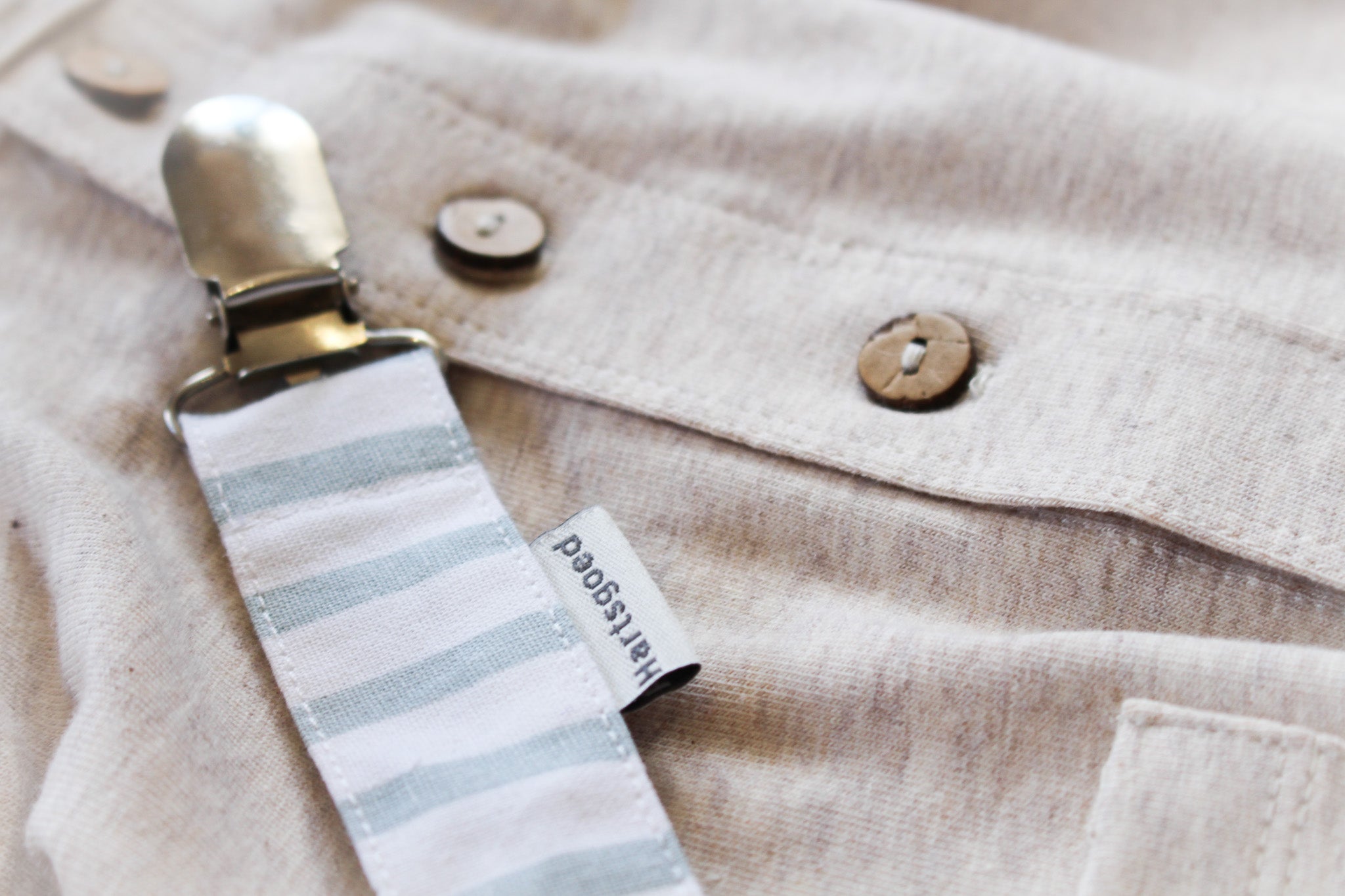 Dummy Clip | Sage Stripe