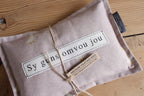 Linen Microwaveable Heating Bag | (M) Ducks on Dusty Rose