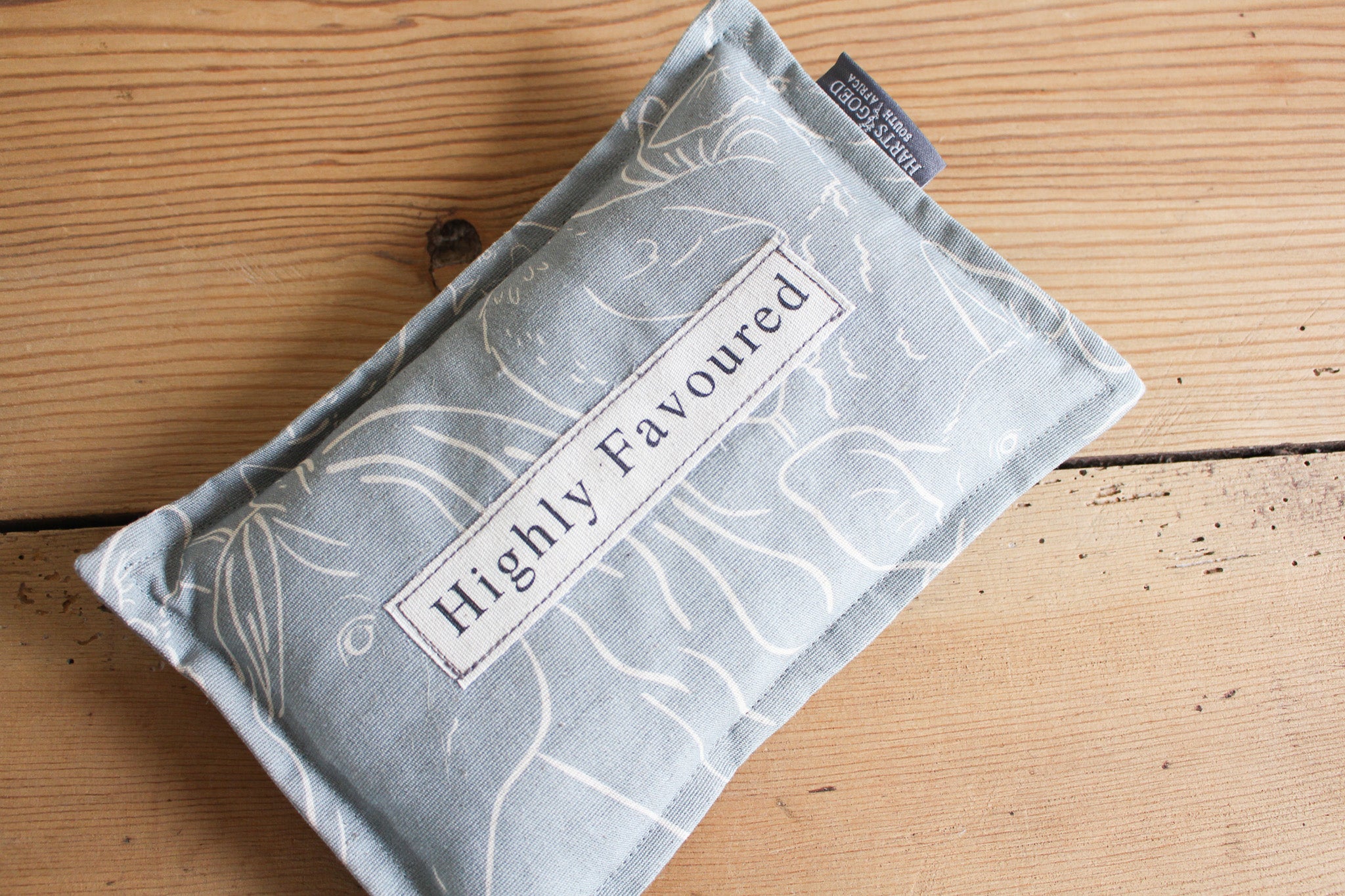 Linen Microwaveable Heating Bag | (M) Farm Animals on Grey