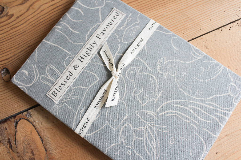 A4 Notebook | Farm Animals on Grey | Favoured