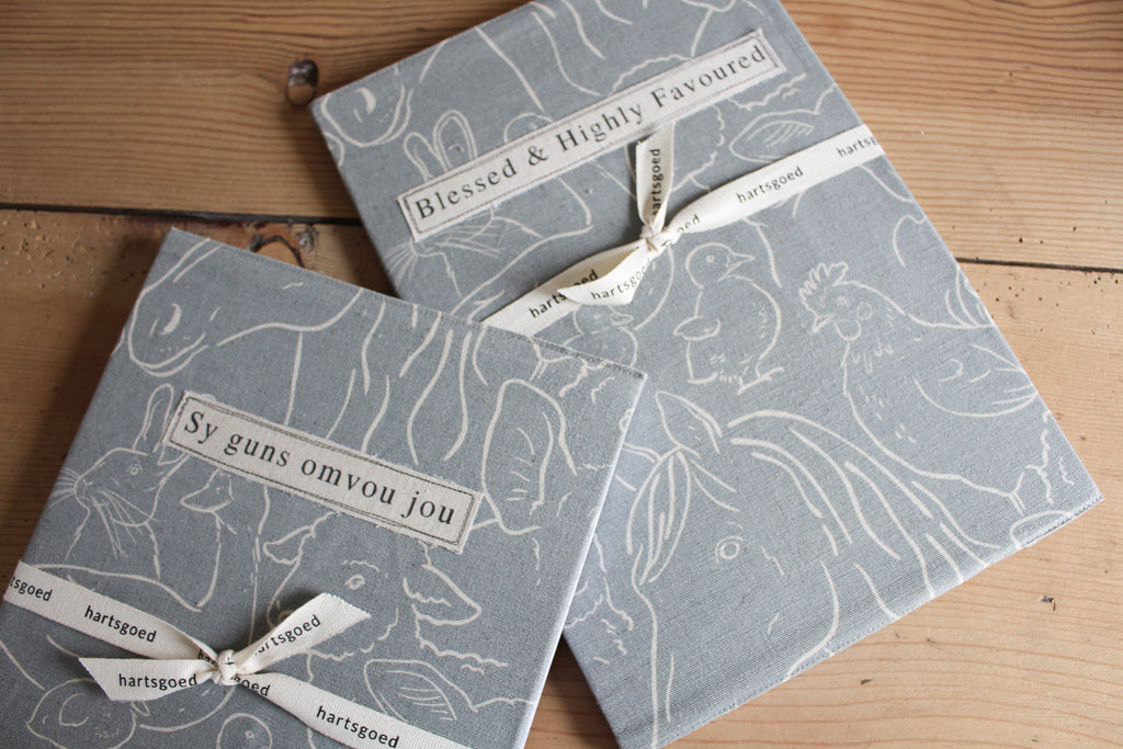 A4 Notebook | Farm Animals on Grey | Sy Guns