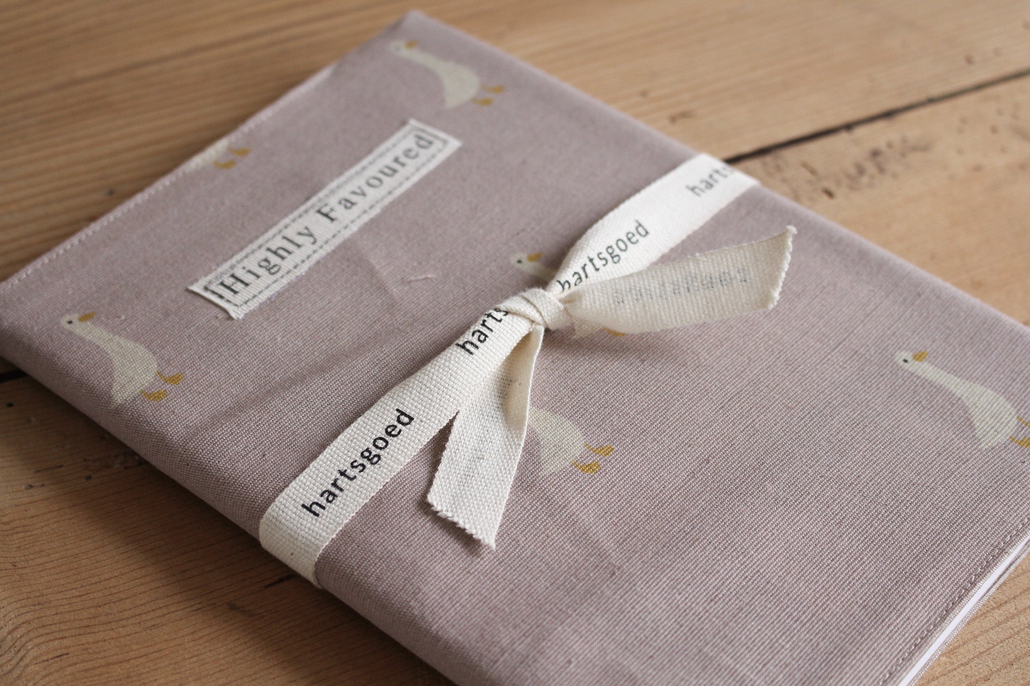 A5 Notebook | Mauve Ducks | Highly Favoured