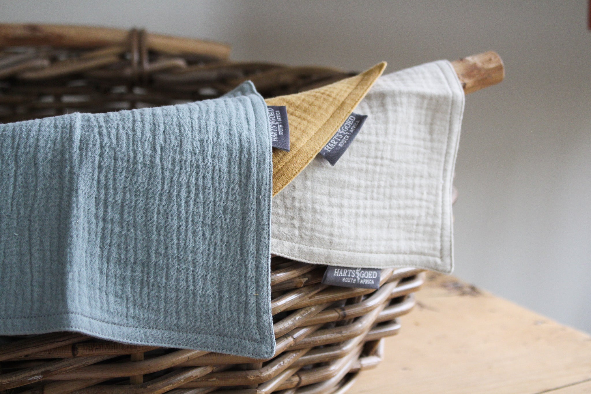 Muslin Face Cloth | Mustard