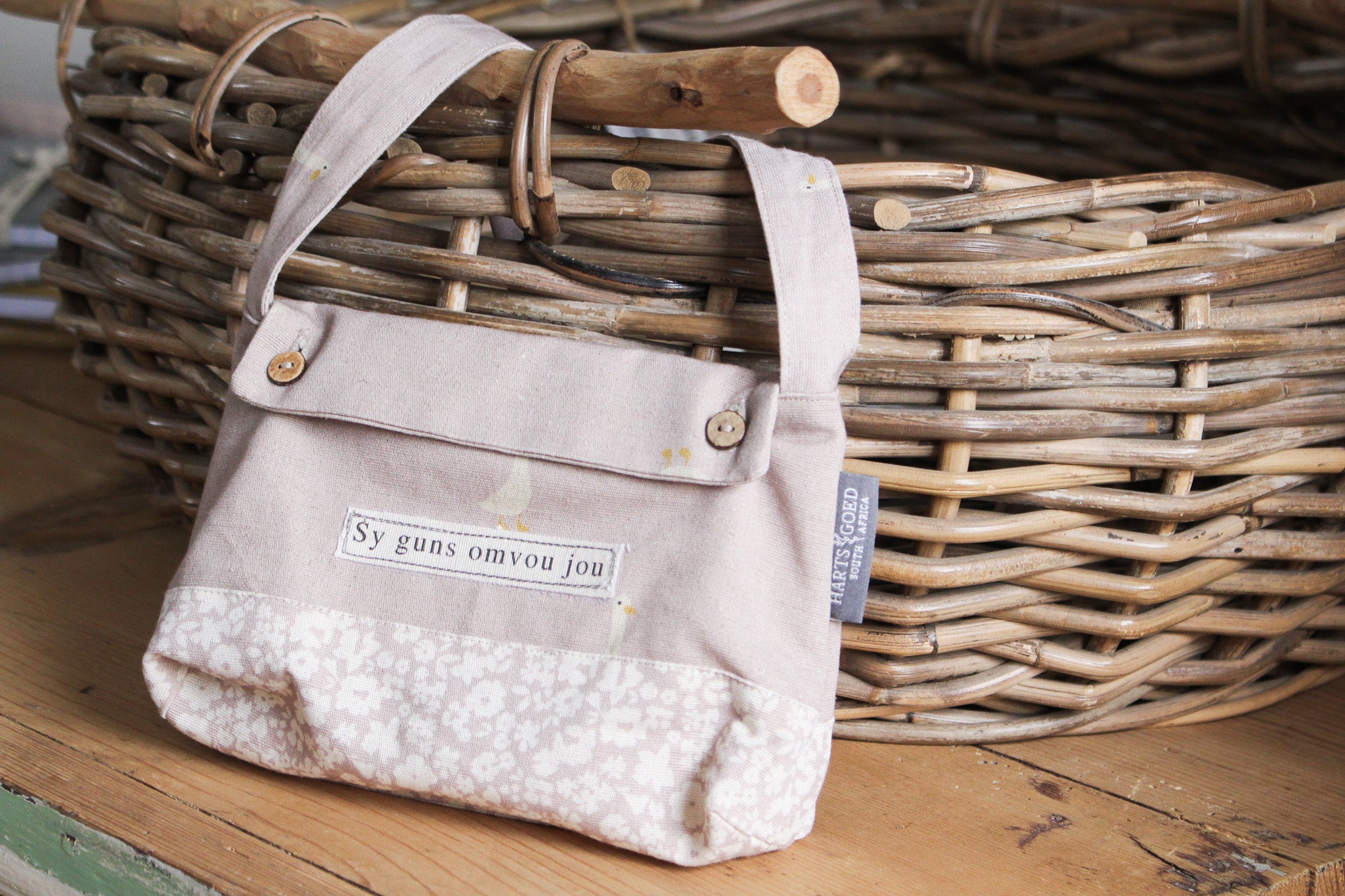 Girls Handbag  |  Mauve Ducks | Sy guns