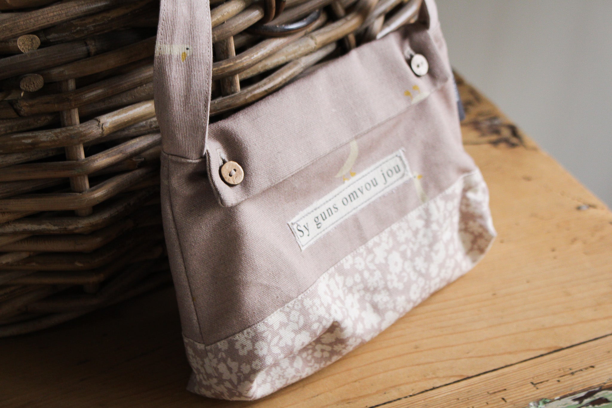 Girls Handbag  |  Mauve Ducks | Sy guns