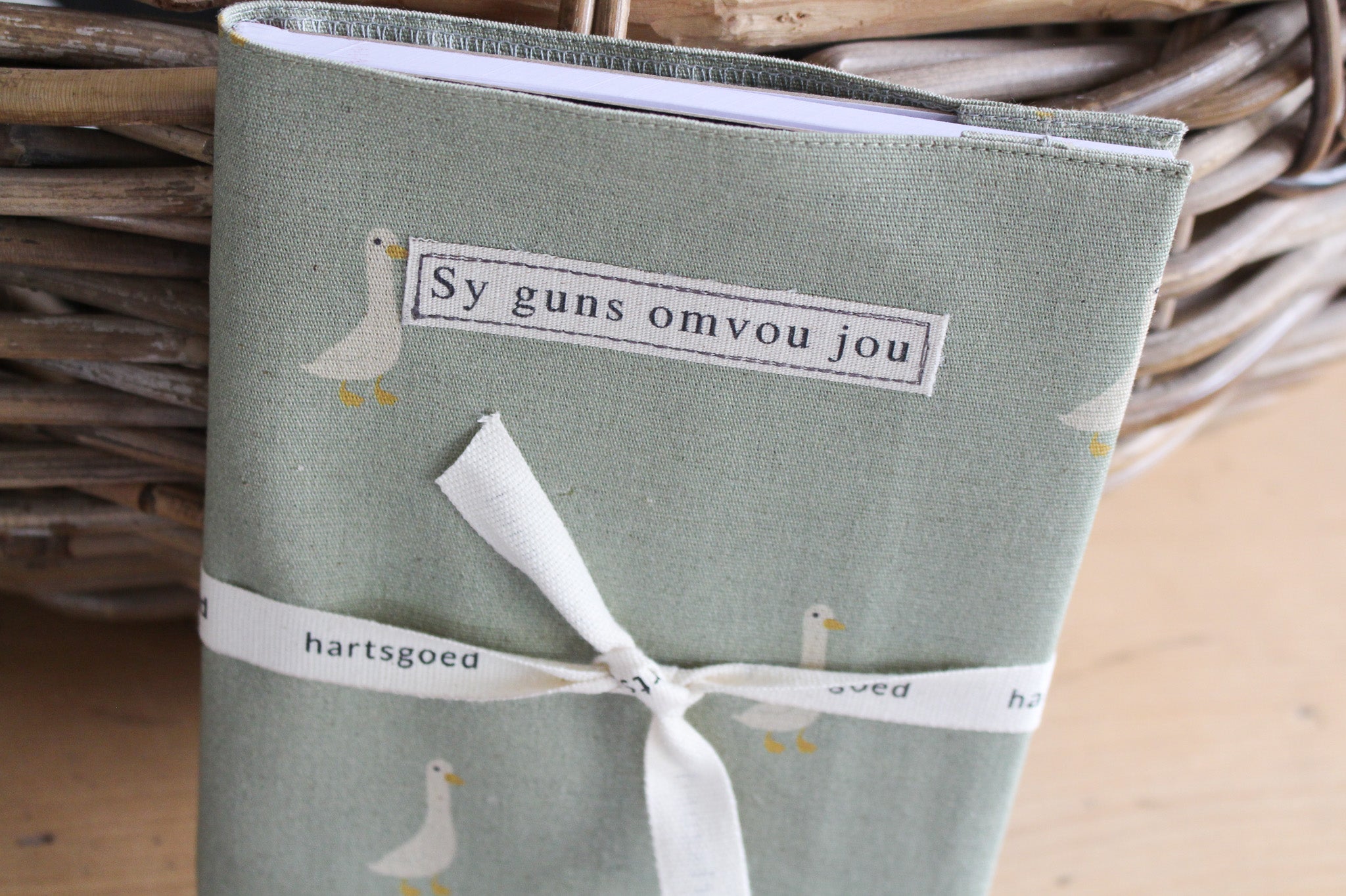 A5 Notebook | Olive Ducks | Sy guns