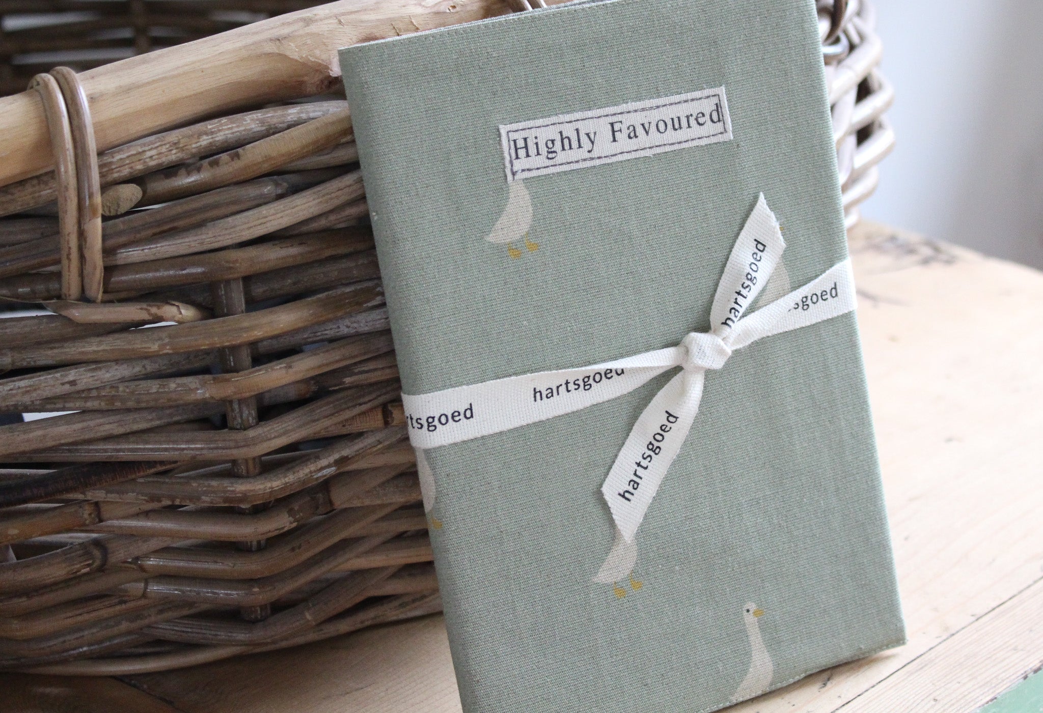A5 Notebook | Olive Ducks | Highly Favoured