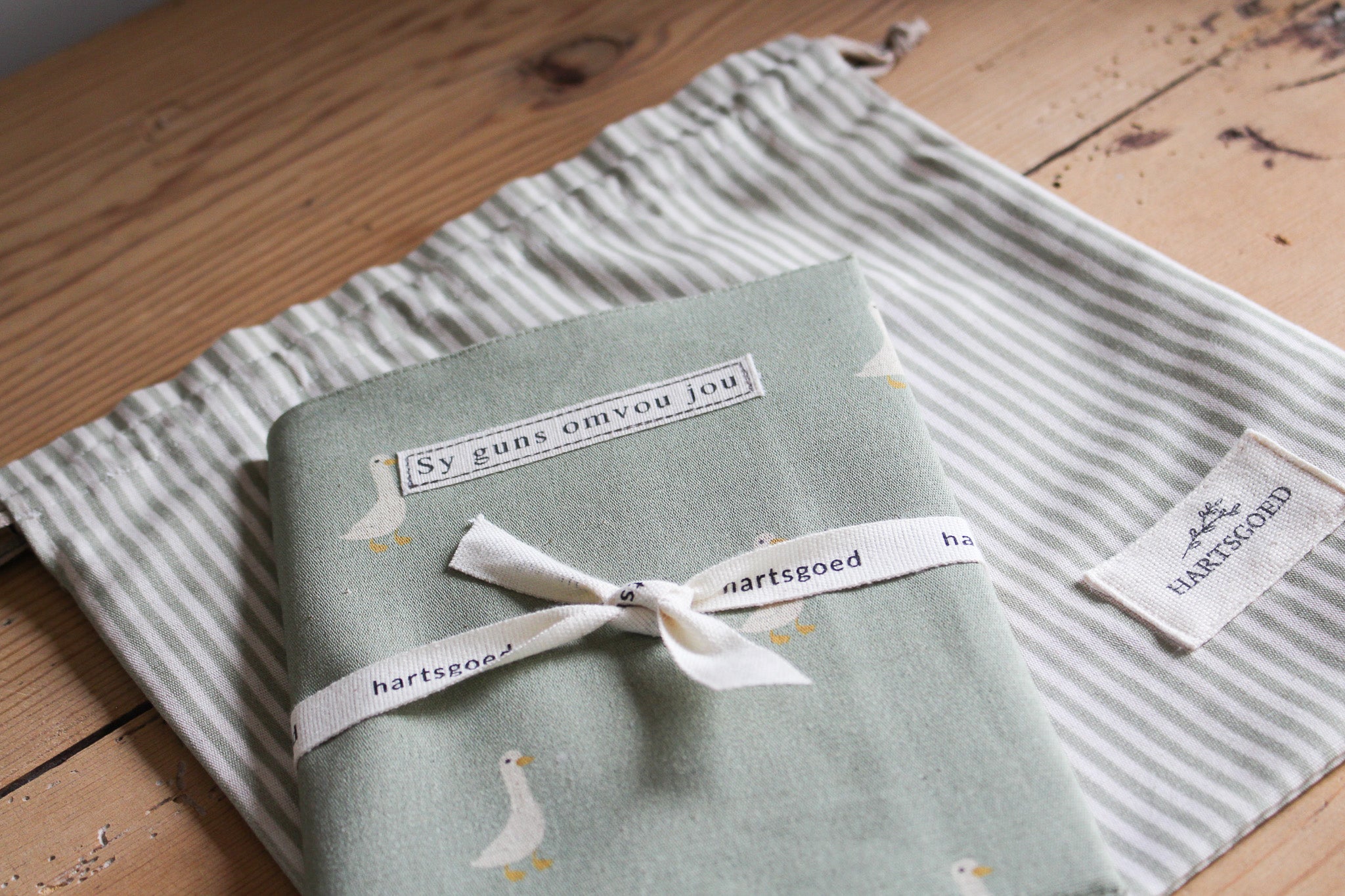 A5 Notebook | Olive Ducks | Highly Favoured