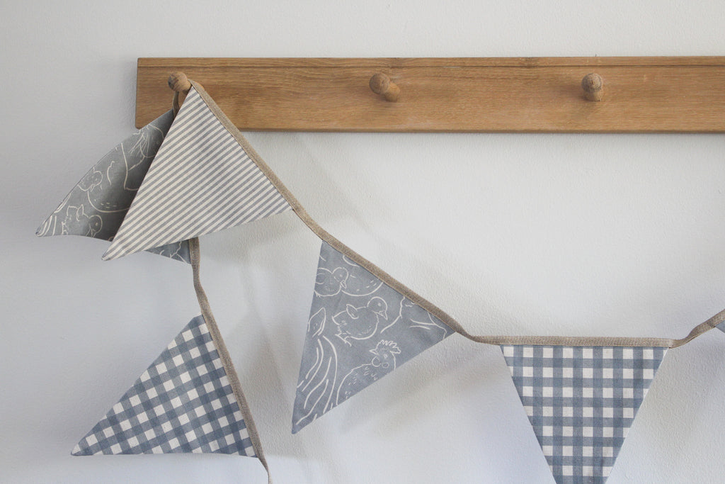 3m Bunting | Grey Farm Animals