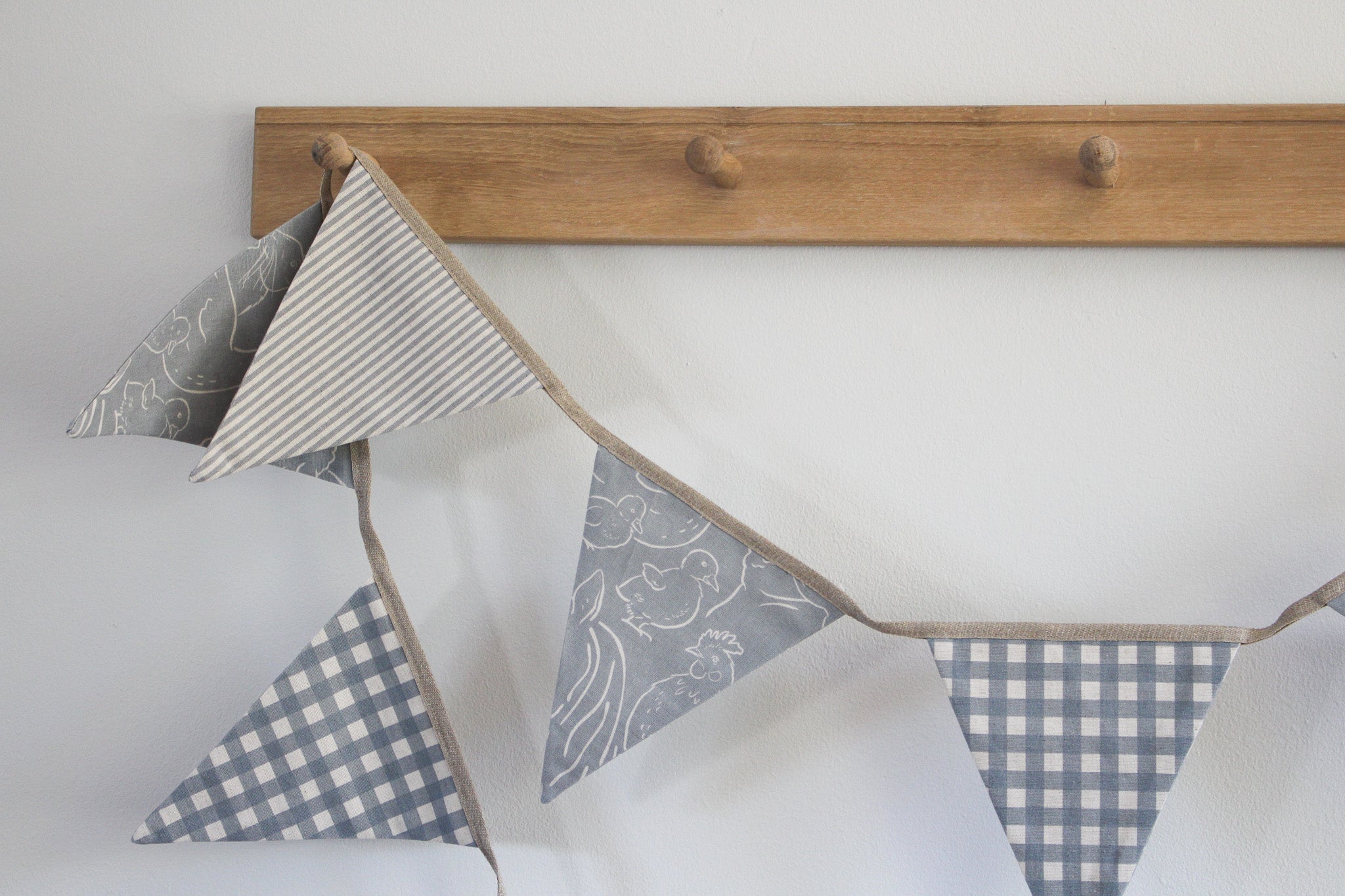 3m Bunting | Grey Farm Animals