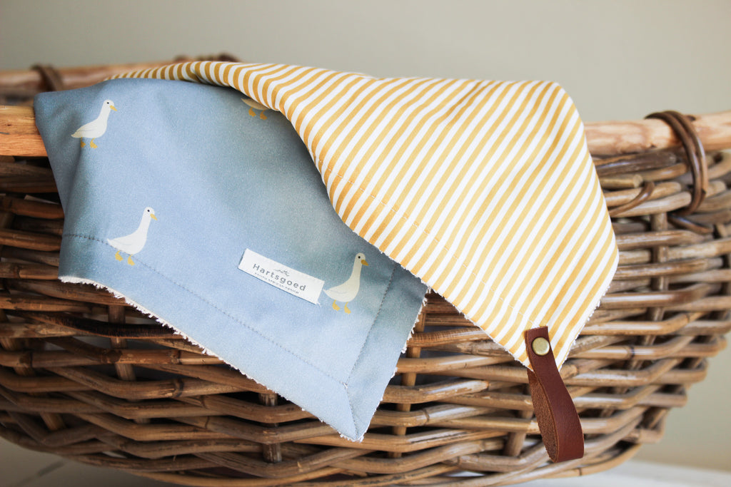 Cotton Burp Cloth | Ducks | Karoo Skies