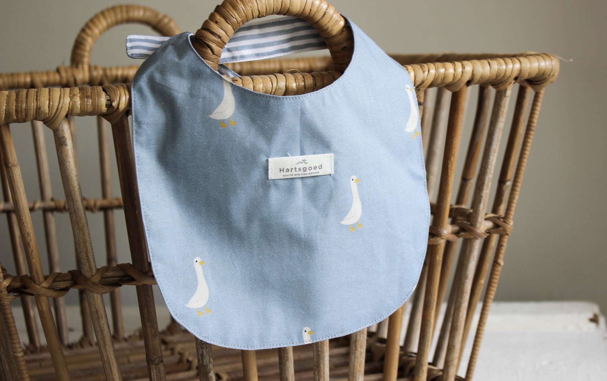 Baby Bib | Ducks & Lines | Karoo Skies