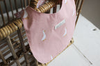 Baby Bib | Ducks & Flower Fields | Dusty Rose