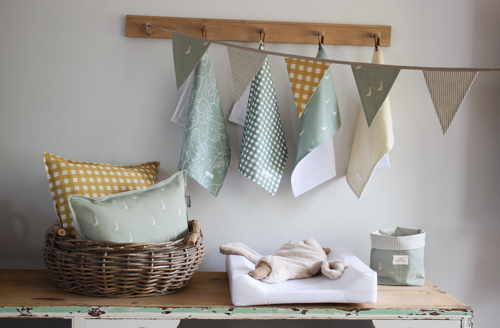 3m Bunting | Ducks on Olive