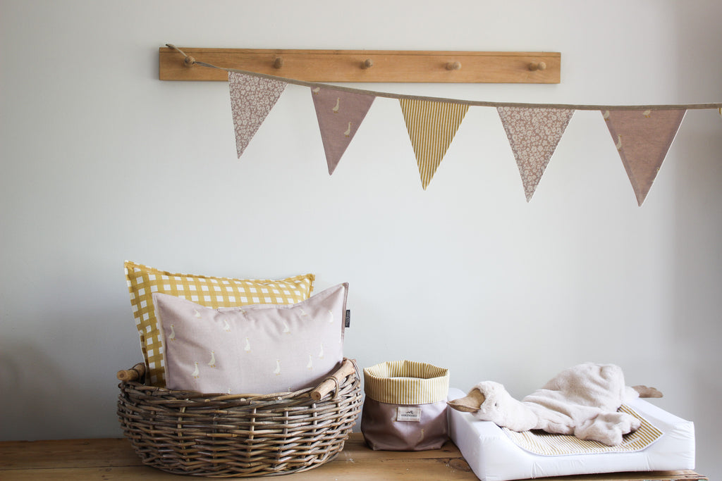 3m Bunting | Ducks on Mauve