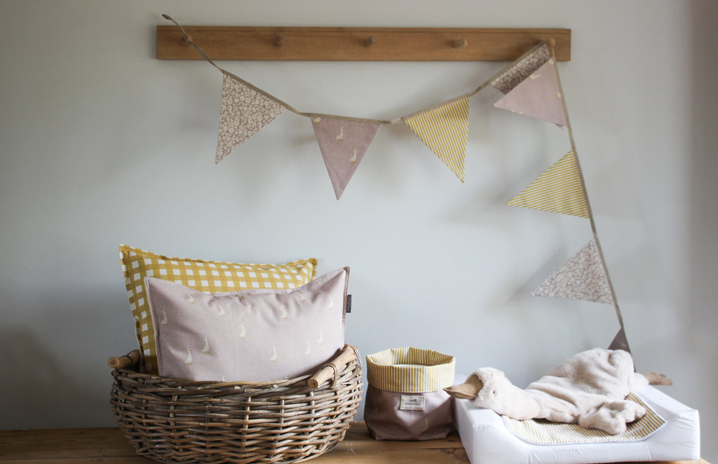 3m Bunting | Ducks on Mauve