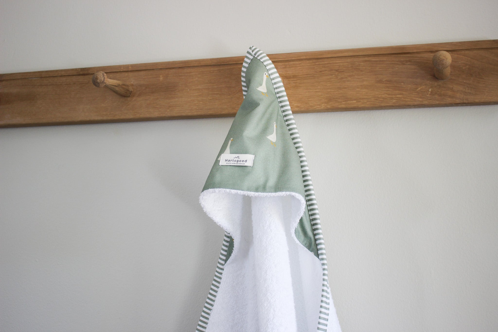 Hooded Baby Bath Towel | Ducks | Karoo Fields