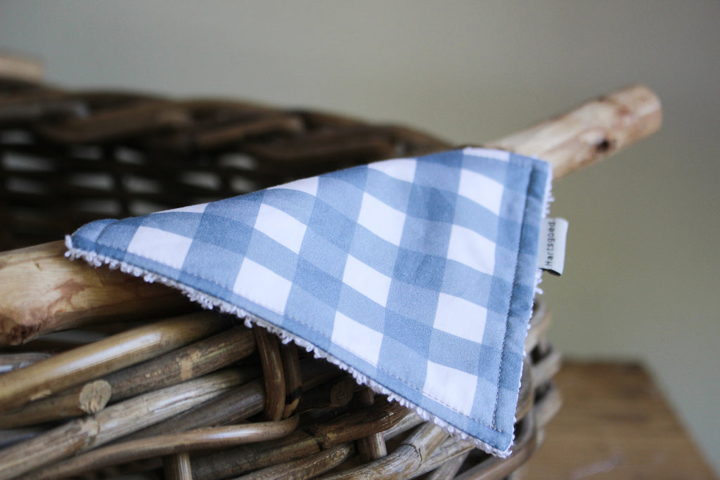 Cotton Face Cloth | Gingham | Karoo Skies