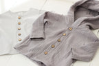 Muslin Hooded Shirt | Grey