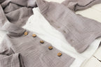 Muslin Hooded Shirt | Grey