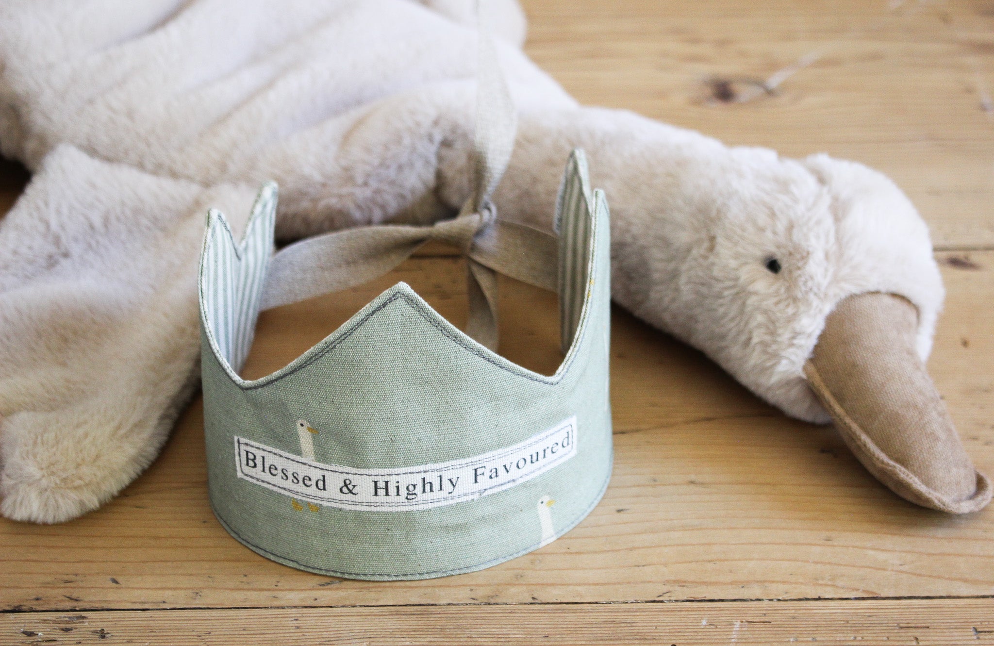 Birthday Crown | Blessed | Olive Ducks & Lines