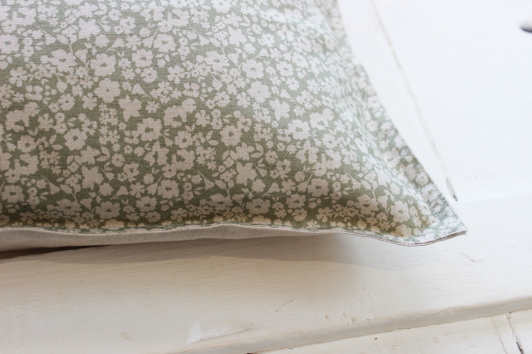 Cushion Cover | Olive Fields of Flowers | 50 x 50cm