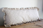 Karoo Frilled Cushion | Mauve Fields of Flowers | 40x100cm